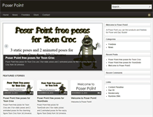 Tablet Screenshot of poserpoint.com